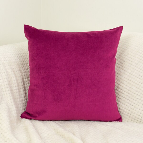 Fuchsia Pillow Cover Etsy