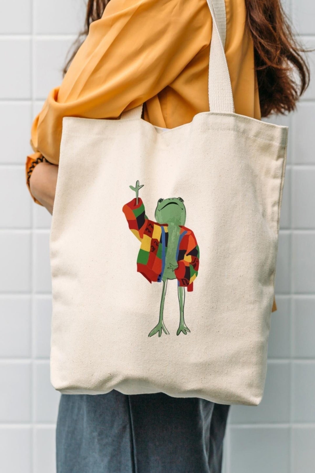 Printed Canvas Tote Bag Canvas Shopping Bag Printed Shopping Bag Funny Tote Bag Grocery Bag Beach Bag Christmas Gift Etsy Canada