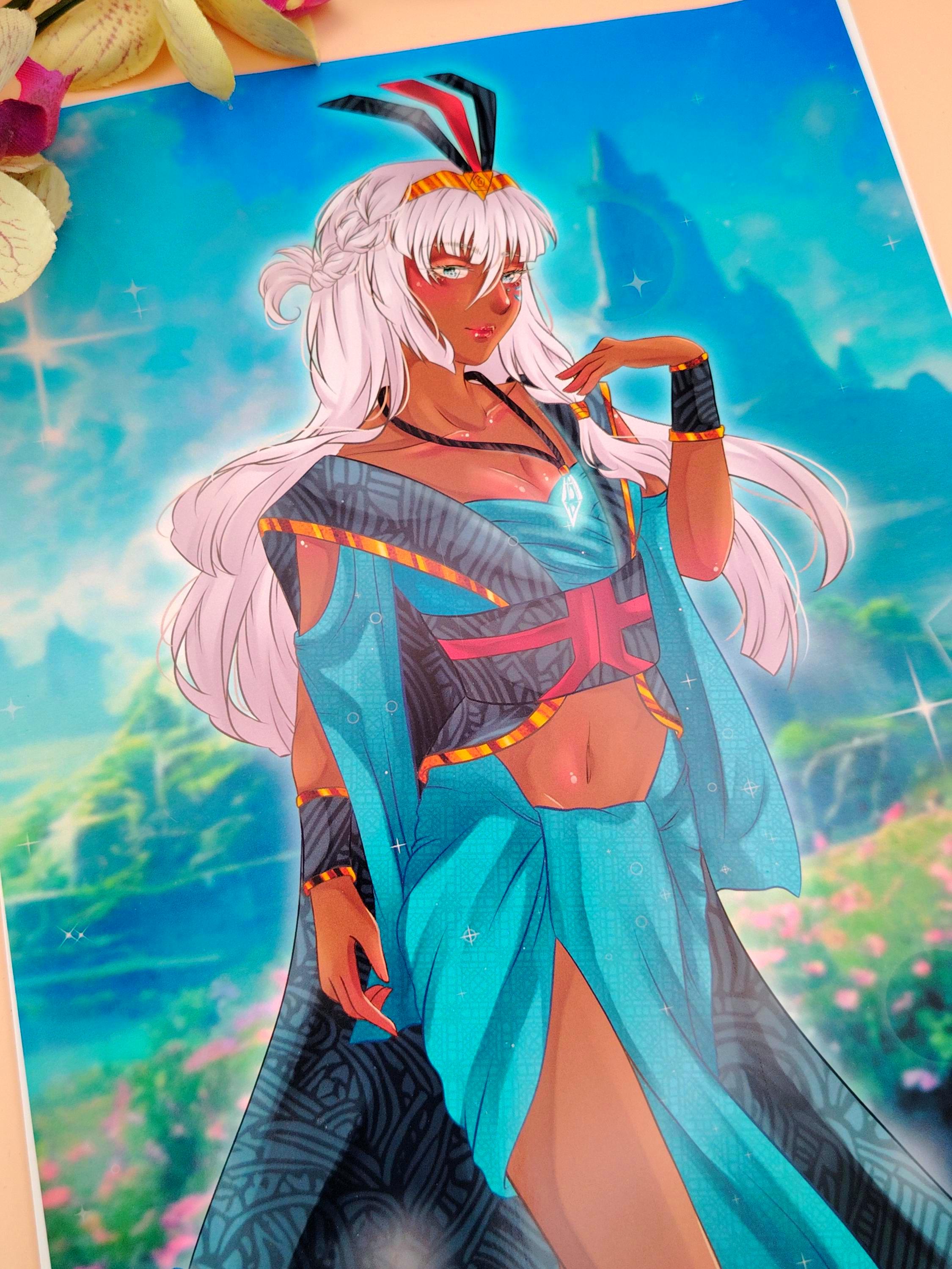Queen of Atlantis – Kida Reimagined- Print A4, A5 & A6 - Etsy