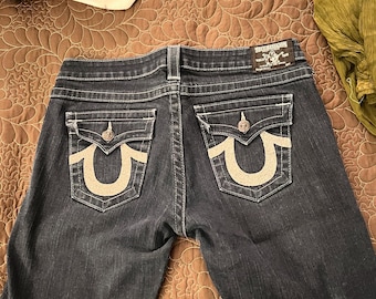 True religion jeans**designer blue jeans denim
