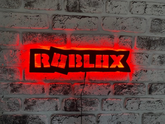 Roblox blue logo blue brickwall, Roblox logo, online games, Roblox