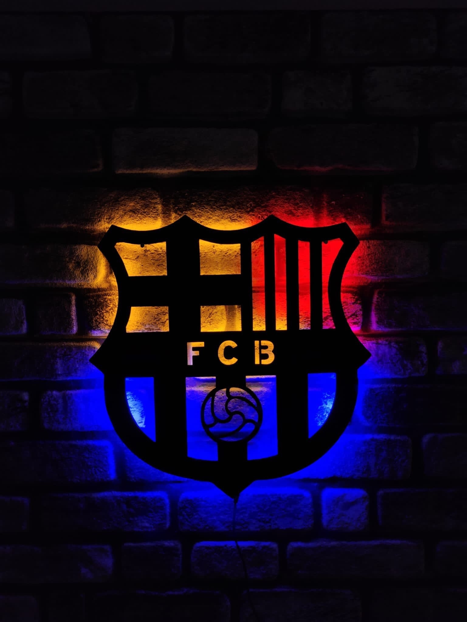 Buy Barcelona FCB Football Basketball LA Liga Led Neon Sign Wall Online in  India - Etsy