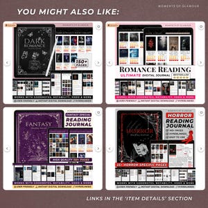 Rating Sticker for Reading Journal Digital Sticker Bundle PNG Reader Sticker for Book Journal Sticker for Book Review Sticker PNG Goodnotes bild 14