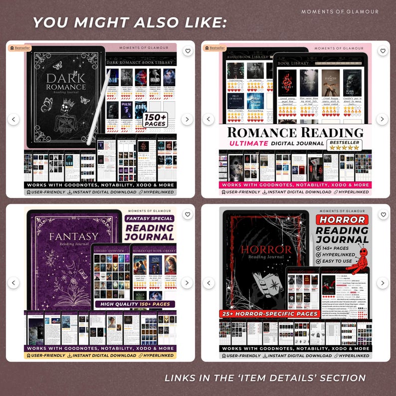 Rating Sticker for Reading Journal Digital Sticker Bundle PNG Reader Sticker for Book Journal Sticker for Book Review Sticker PNG Goodnotes bild 14