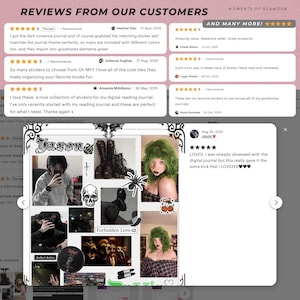 Dark Romance Book Journal for Smut Reading Journal Goodnote TBR for Smutty Book Reader Journal Digital Spicy Book Digital Reading Journal image 14