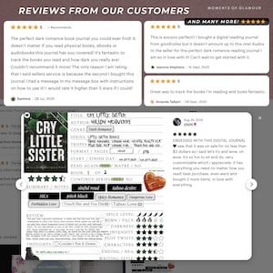 Rating Sticker for Reading Journal Digital Sticker Bundle PNG Reader Sticker for Book Journal Sticker for Book Review Sticker PNG Goodnotes bild 15