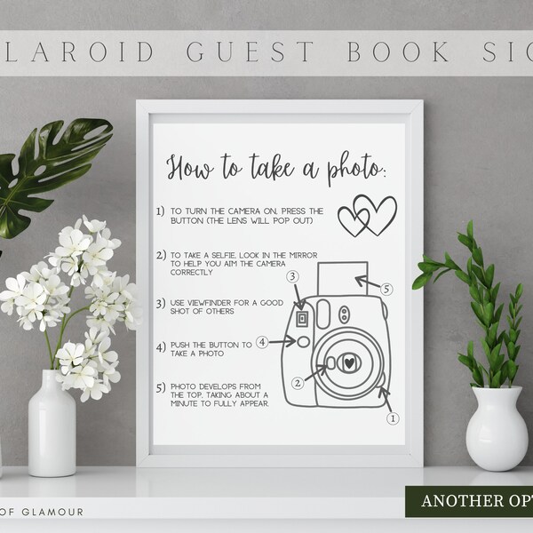 Instax Guest Book - Etsy