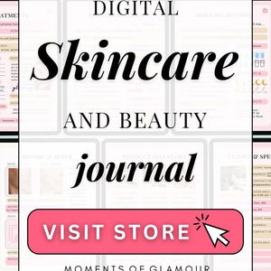 Skincare Digital Journal Skin Care Routine Tracker Digital Skincare ...