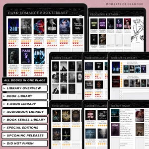 Dark Romance Book Journal for Smut Reading Journal Goodnote TBR for