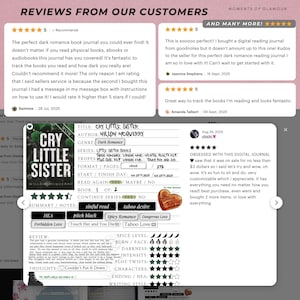 Dark Romance Book Journal for Smut Reading Journal Goodnote TBR for Smutty Book Reader Journal Digital Spicy Book Digital Reading Journal image 10
