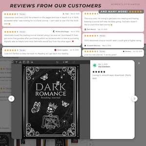 Dark Romance Book Journal for Smut Reading Journal Goodnote TBR for Smutty Book Reader Journal Digital Spicy Book Digital Reading Journal image 12