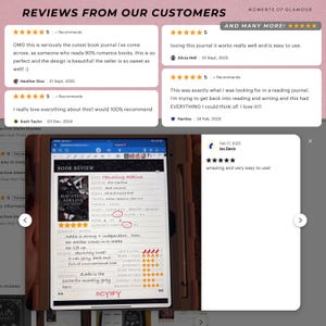Dark Romance Book Journal for Smut Reading Journal Goodnote TBR for Smutty Book Reader Journal Digital Spicy Book Digital Reading Journal image 11