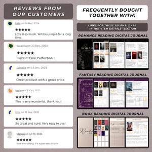 Rating Sticker for Reading Journal Digital Sticker Bundle PNG Reader Sticker for Book Journal Sticker for Book Review Sticker PNG Goodnotes bild 9