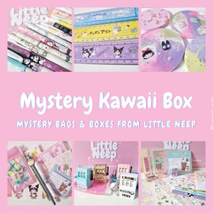 Kawaii Mystery Box, Goody Box, Birthday Gift, Mystery Scoop, Valentines Gift, Stationary mystery box, Lucky Bag, Kawaii Stationary