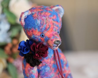 Décor de pépinière Fait à la main ours en peluche Saint-Valentin mémoire ours en peluche artiste ours ours commémoratif ours en peluche Care Bears cadeau pour fille pour maman