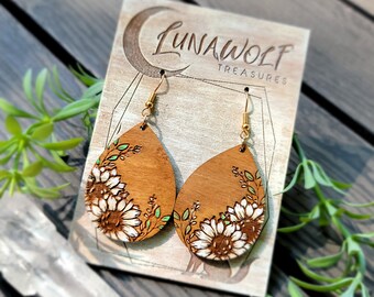 Sunflower Edge Earrings