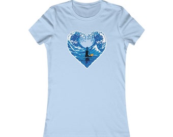 Sea Love / Womens beliebtes Lieblings-T-Shirt