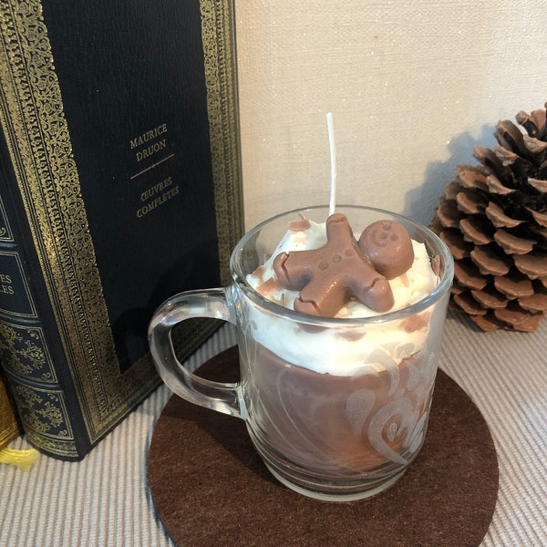 hot chocolate candle