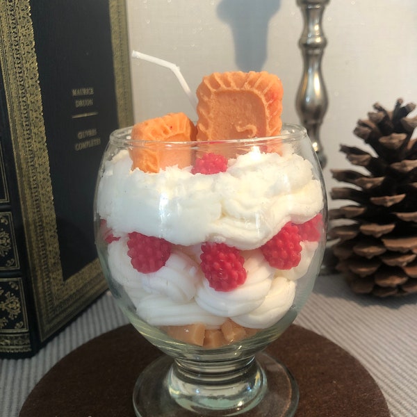 Candle tiramisu raspberry speculos