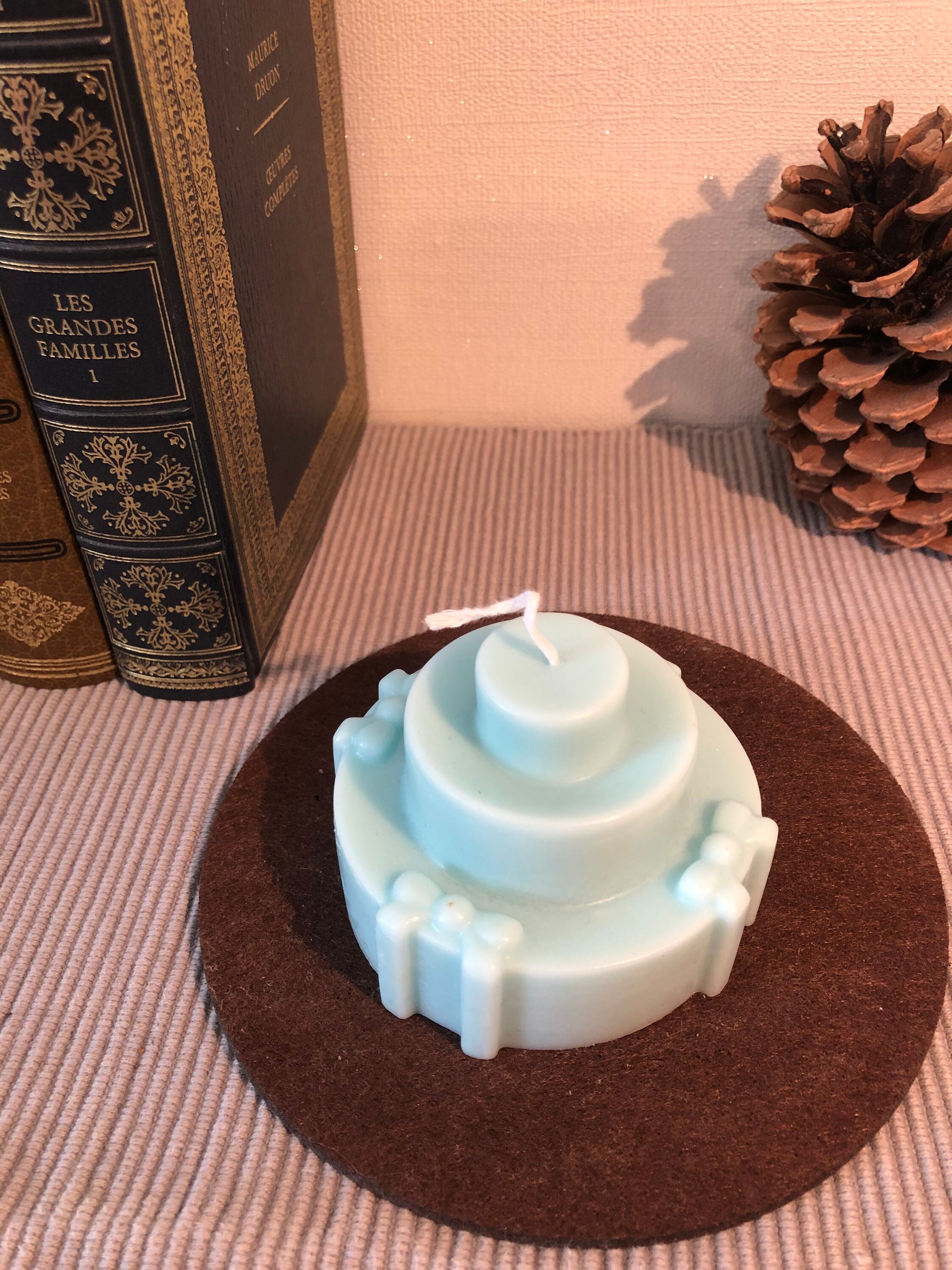 Bougie en Forme de Gâteau