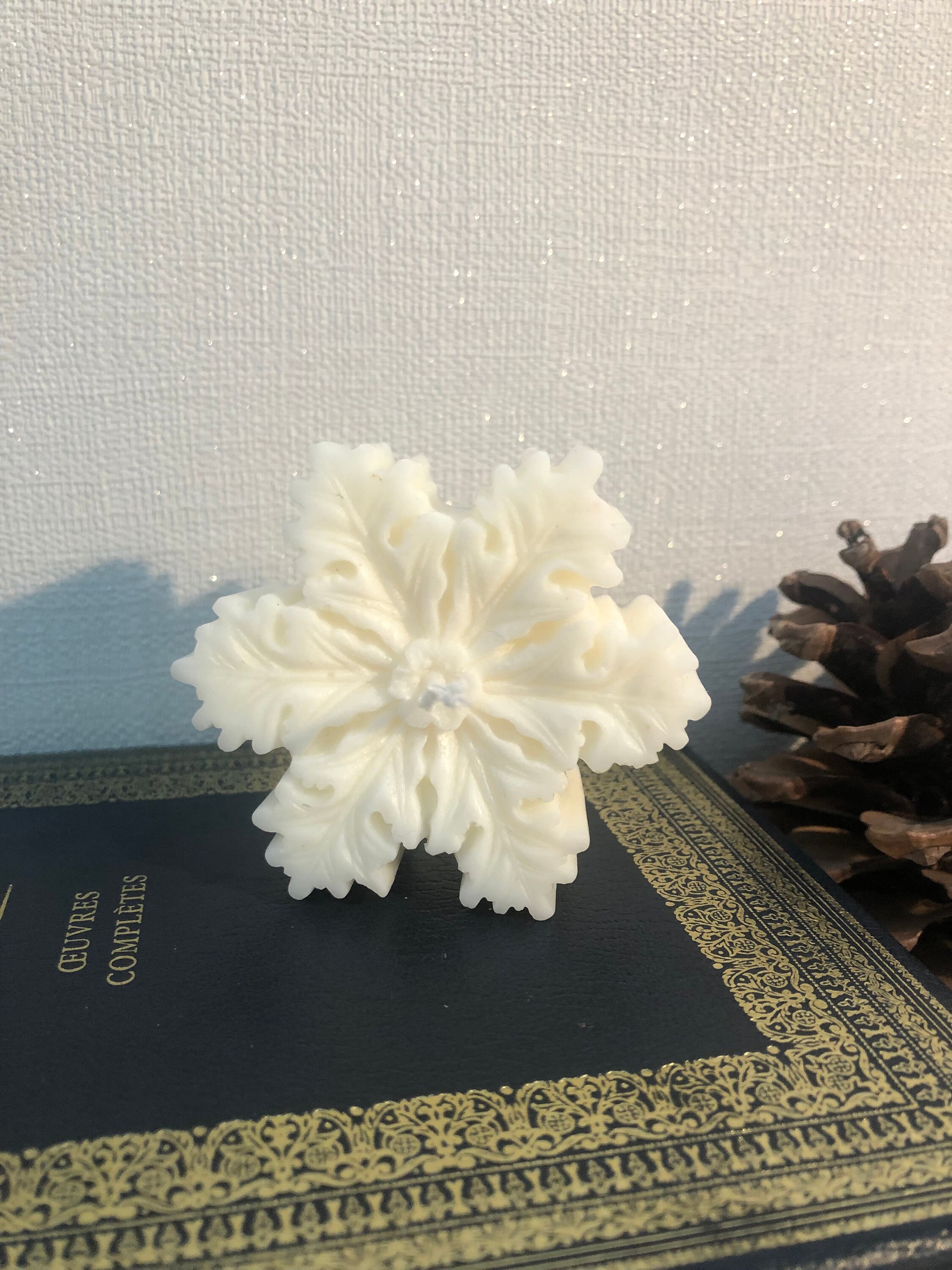 Bougie Flocon de Neige