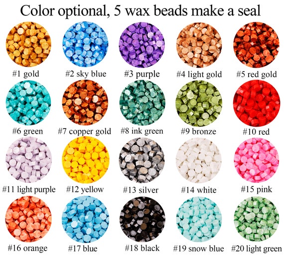 Mixed Colors Wax Seal Beads For Wax Seal Stamp Multi Colors - Temu