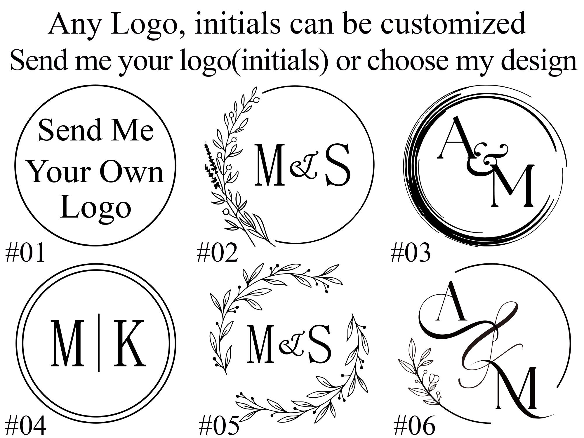 Custom wax seal stamp kit for wedding invitation , Custom wax stamp kit for gift , Wax seal kit , Initial wax seal stamp custom for gift