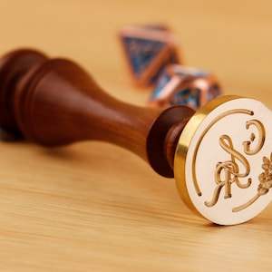 Custom wax seal kit for wedding , Custom wax stamp kit for wedding / gift , Personalised wax seal stamp kit , Personalised wax stamp kit