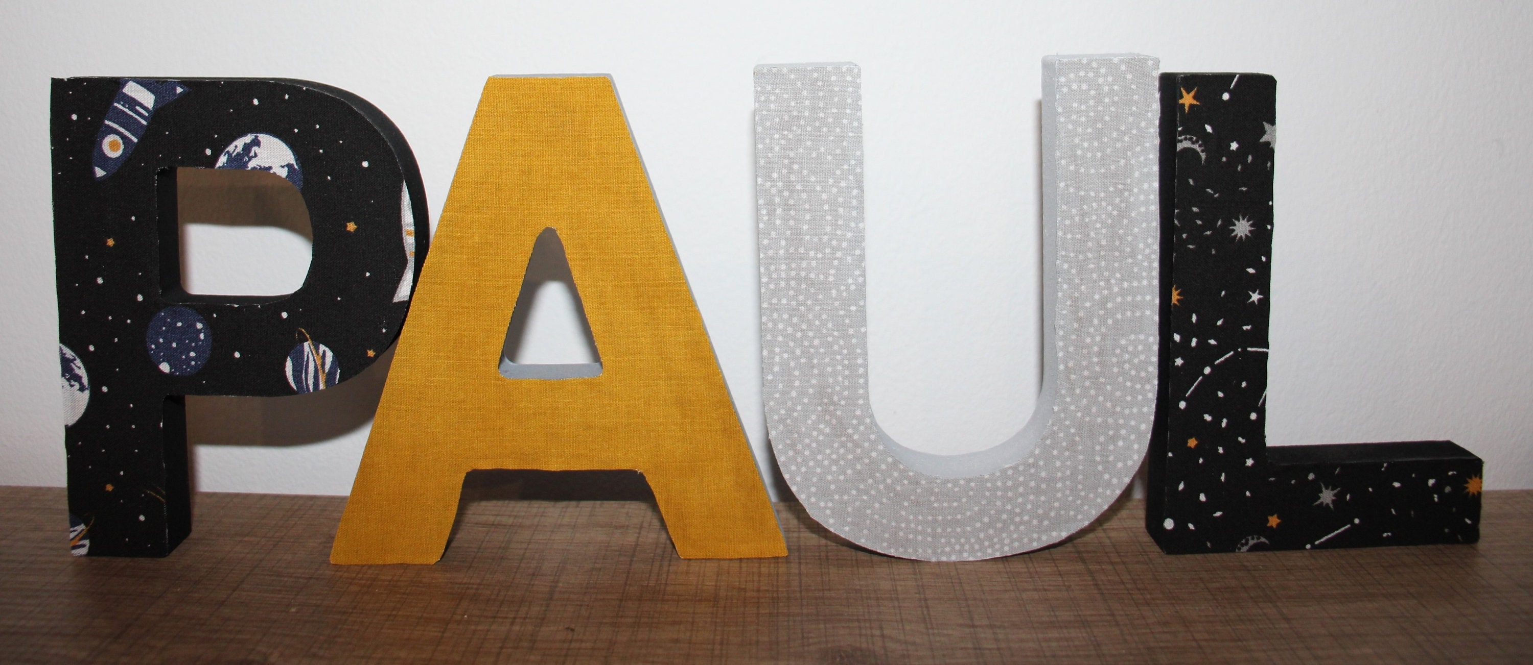 Lettres en Bois/Lettres Prénom Décoratives Espace