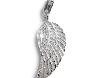 Anhänger 925 Silber Engel Hämatit Perlenengel Schutzengel Kettenanhänger Charms 