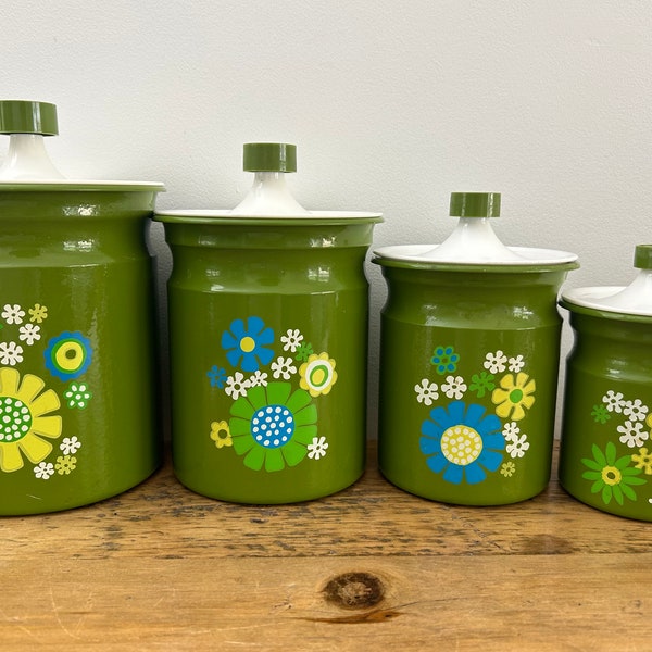 Daisy Canister Set Etsy