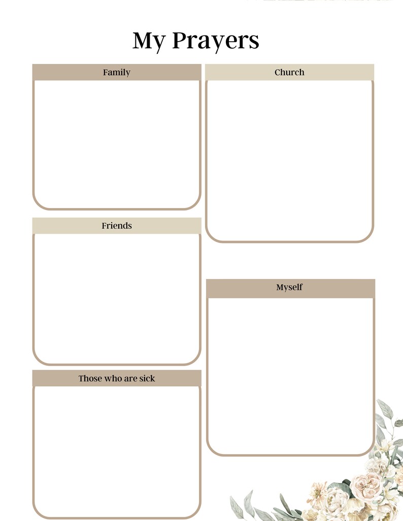 Fillable and Digital Bible Study Journal - Etsy