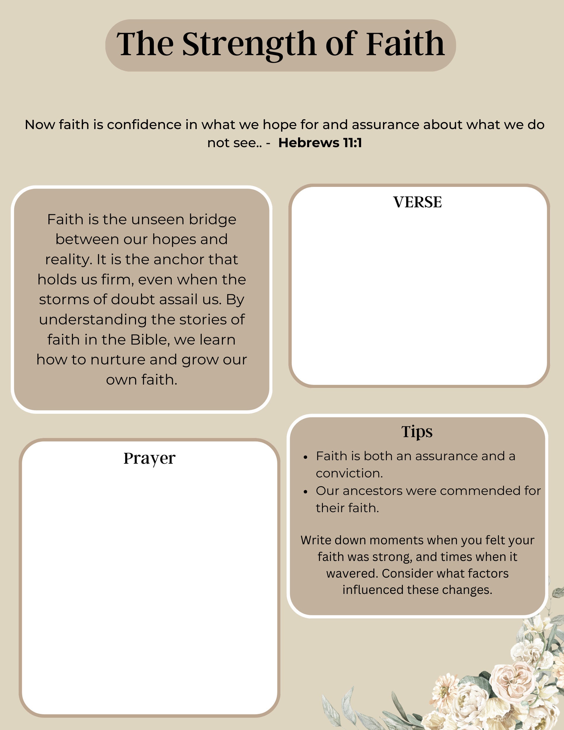 Fillable and Digital Bible Study Journal - Etsy