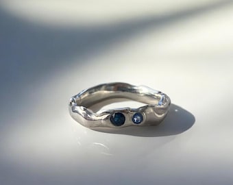 Sapphire Ring Silver
