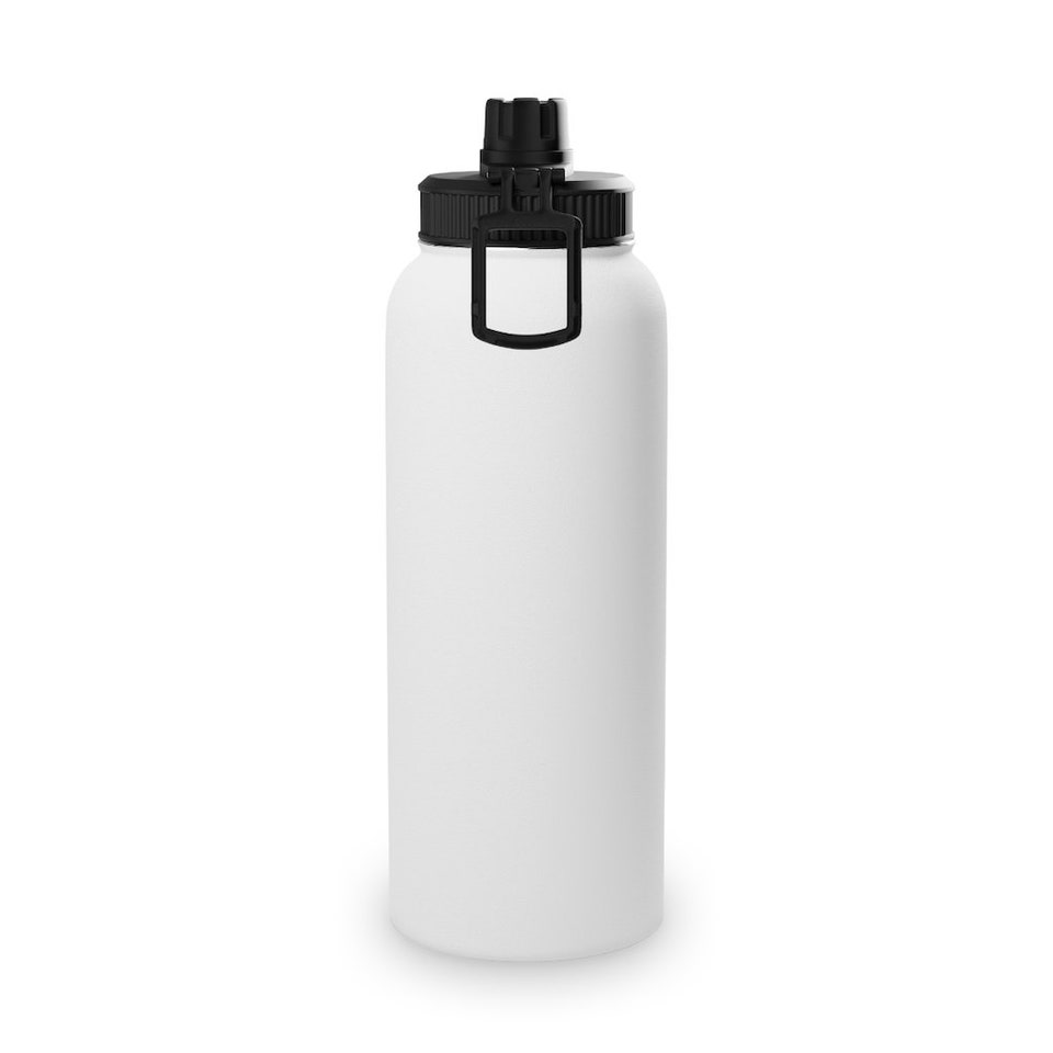 Discover Personalized Right and Left Brain Stainless Steel Water Bottle with Sports Lid