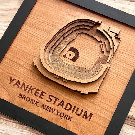 Yankee Stadium Wood Wall Art New York Baseball Decor - Etsy