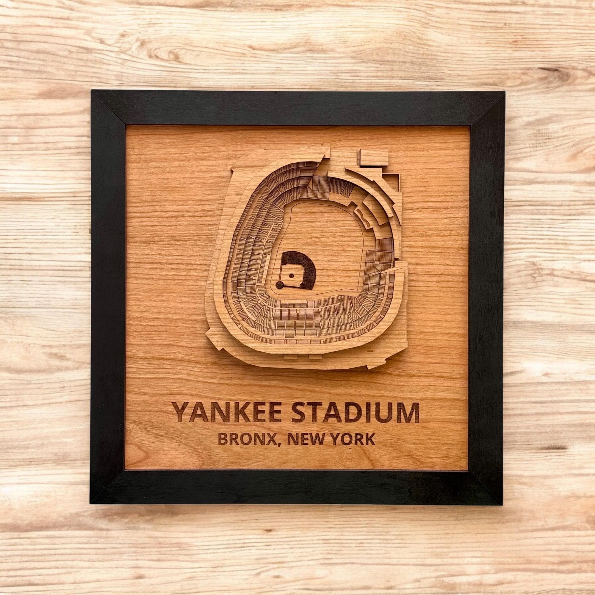 Yankee Stadium Wood Wall Art New York Baseball Decor - Etsy