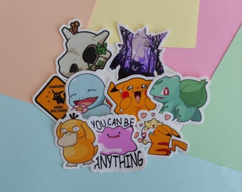 Animal Anime Themed Vinyl Stickers Stationery Sticky Society