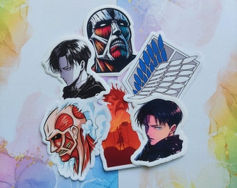 Titan Anime Themed Vinyl Stickers Sticky Society Stationery
