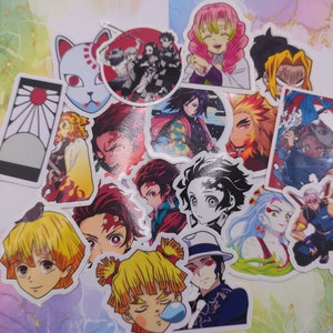Vinyl-Aufkleber mit Dämonen-Anime-Thema, Sticky Society-Briefpapier