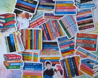 Booktok Bookstagram ACOTAR Bookish Vinyl Stickers Holographic Sticky Society Stationery