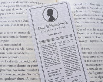 Lieve lezer, bladwijzer uit het Regency-tijdperk, historische roman, Regency-esthetiek, cadeau voor boekenliefhebbers, accessoire voor romantische lezers, kostuumdrama