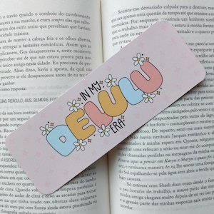 In My Delulu Era TBR Rainbow Book Lover Club Bookmark Cute Bookish Gift for Readers | Book Lover Bookmark