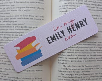 In my Emily Henry Era Beach Read Funny Story Happy Place Proud Member Romance Book Club Readers Society Bookmark Book Lover Cute Bookish