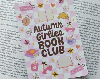 Club de Lectura Otoñal para Chicas: Funda Acogedora para Kindle de Otoño e Invierno | Decoración de Temporada para Lectores Electrónicos | Accesorio Kindle para Amantes de la Lectura