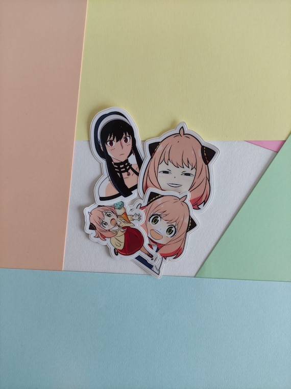 Spy X Family Anya Vinyl Stickers Stationery Sticky Society - Etsy