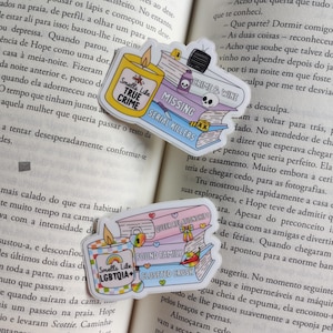 Book Trope Candle Stickers | Reader Aesthetic | Book Lover Gift | Fantasy, Romance & Mystery Bookish Stickers | Cute Reading Accessories image 10