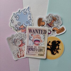 Adesivo olografico speciale One Piece a tema anime pirata in edizione speciale Sticky Society