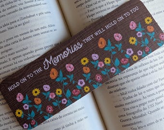 Hold on to the Memories They Will Hold on to You In my Reading Era Long Live Eras Bookmark Showgirl Era Inspired Book Lovers Secret Garden