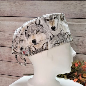 Unisex surgical cap short and medium hair Adjustable scrub hat Unisex Sports headwear short cap.